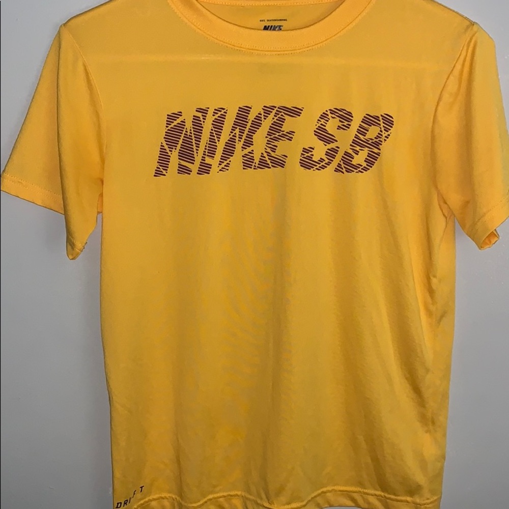 Yellow Nike Sb Shirt